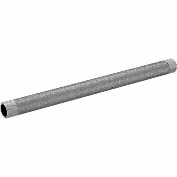 Bsc Preferred Standard-Wall 304/304L Stainless Steel Pipe Threaded on Both Ends 1 Pipe Size 18 Long 4813K126